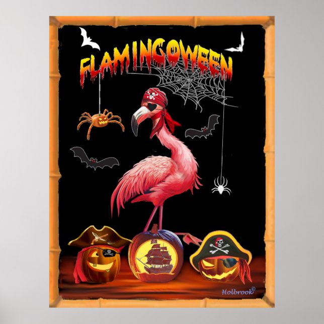 AFFICHE FLAMINGOWEEN (Devant)