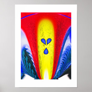 Affiche Flamme dorée