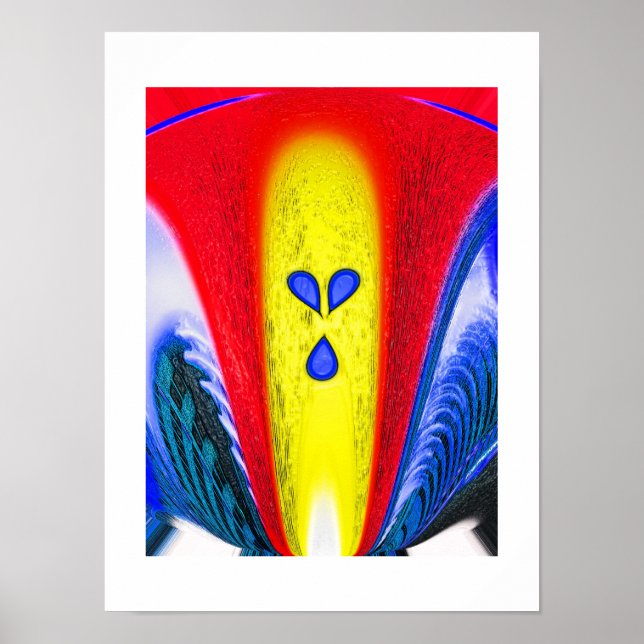 Affiche Flamme dorée (Devant)