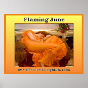 Affiche Flamme Juin