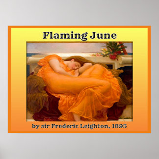 Affiche Flamme Juin
