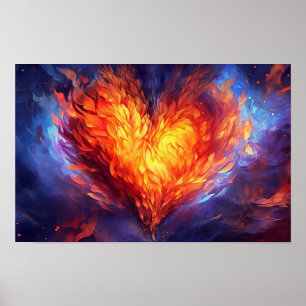 Affiche Flamme sacrée de l'amour