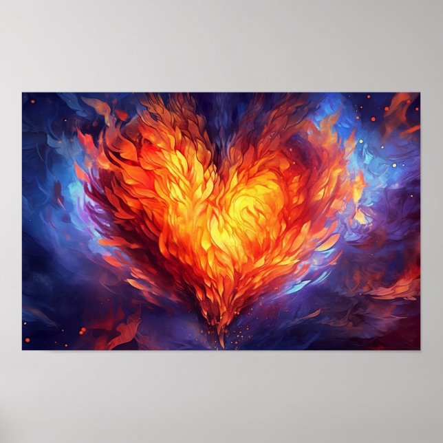 Affiche Flamme sacrée de l'amour (Devant)