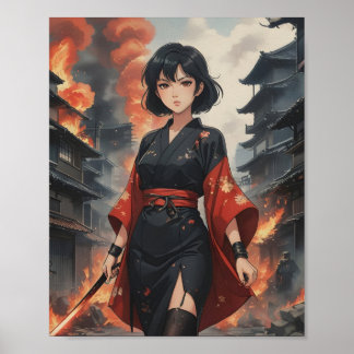 Affiche flammes de résolution 3