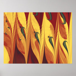 Affiche Flammes fractales