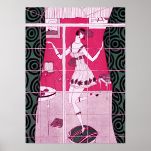 Affiche Flapper Girl Dancing