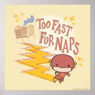 Affiche Flash Chibi   Trop Rapide Pour Les Naps