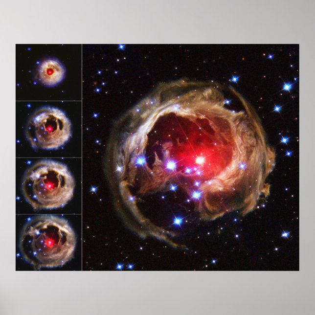 Affiche Flash de Red Variable Star V838 Monocerotis (Devant)