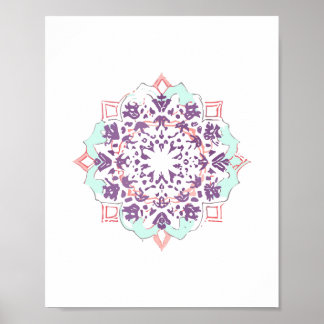 Affiche flash mandala