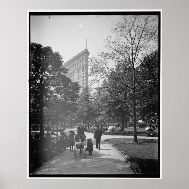 Affiche Flatiron Bldg. - New York - 1905 (Devant)