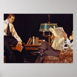 Affiche Flèche chemise Collars, Publicité américaine, 1