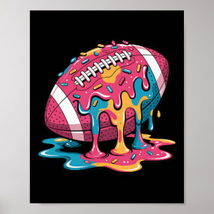 Affiche Flèche De Football Pour Lineman Wr Qb Rb Sprin De