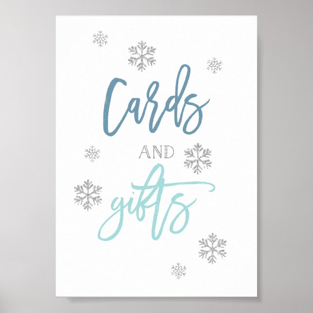 Affiche Flèche-neige en Parties scintillant d'argent | Car (Devant)