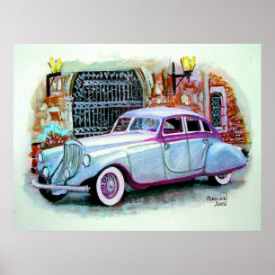 Affiche Flèche Pierce 1933