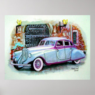 Affiche Flèche Pierce 1933