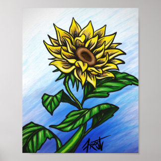 Affiche fleur