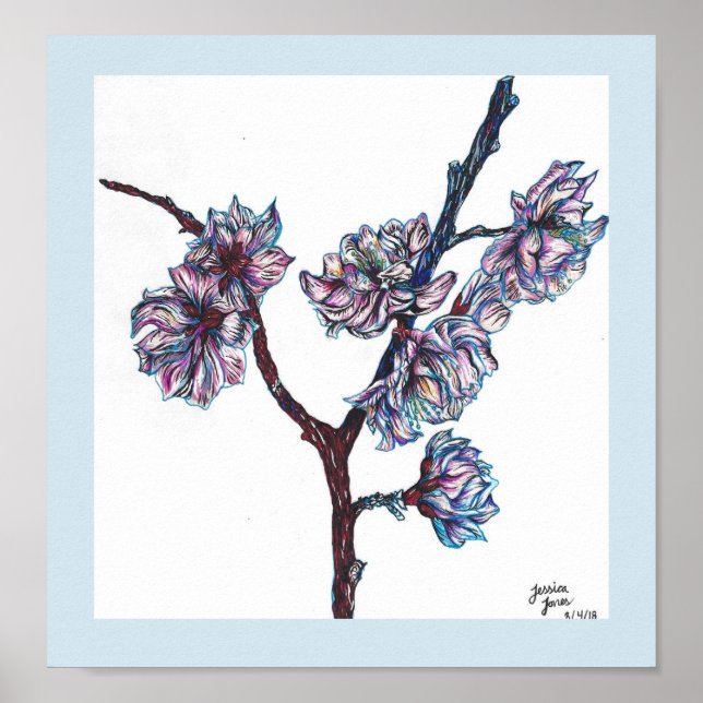 Affiche Fleur (Devant)