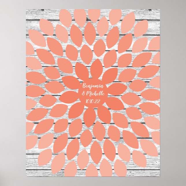 Affiche Fleur - 75 Signature Livre d'invité Alternative Im (Devant)