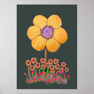 Affiche Fleur artificielle