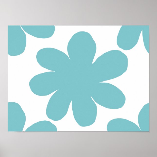 Affiche Fleur bleue (Devant)