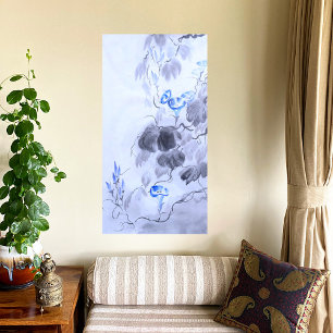 Affiche Fleur bleue