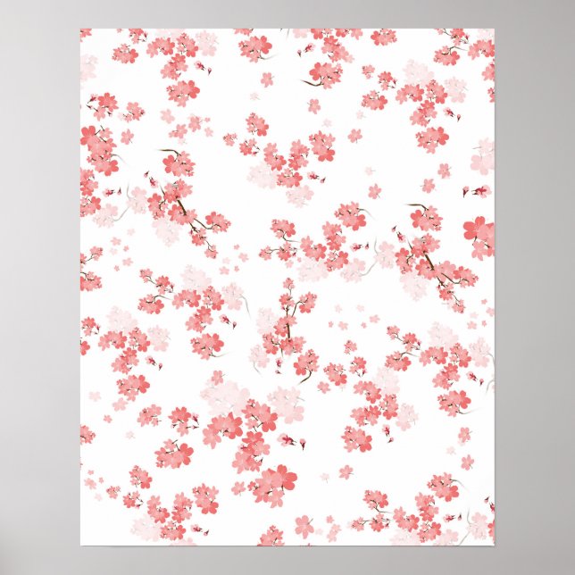 Affiche Fleur cerise 2 (Devant)