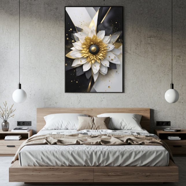 Affiche Fleur Cosmique (Créateur téléchargé)