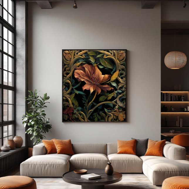 Affiche Fleur crépusculaire (Créateur téléchargé)