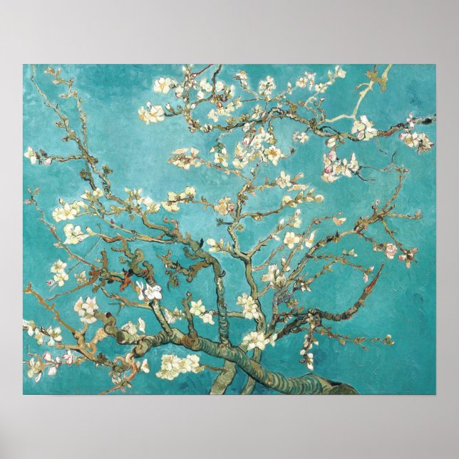 Affiche Fleur d'amandier, Van Gogh (Devant)