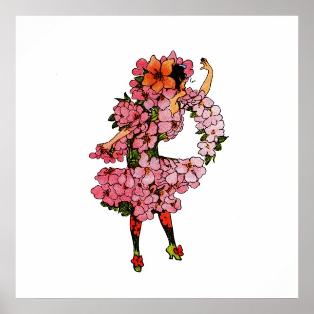 Affiche Fleur d'Apple (Devant)