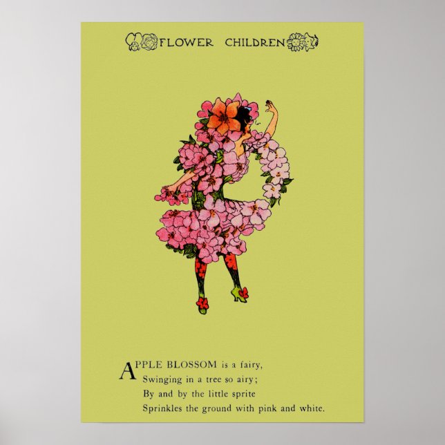 Affiche Fleur d'Apple (Devant)