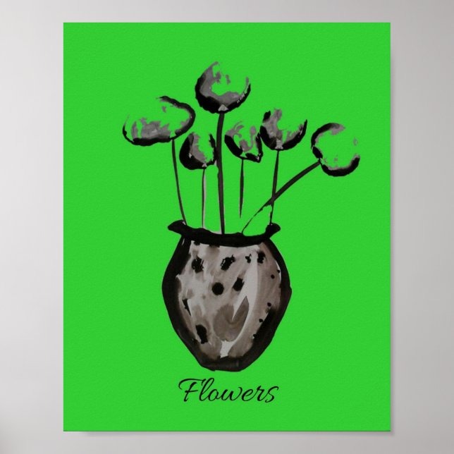 Affiche Fleur d'art  (Devant)