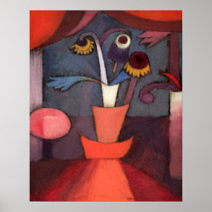 Affiche Fleur d'automne (1922) de Paul Klee