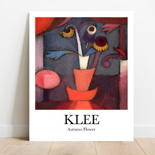 Affiche Fleur d'automne de Paul Klee