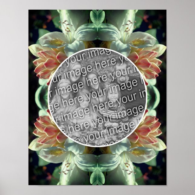 Affiche Fleur d'azalée Créez votre propre photo (Devant)