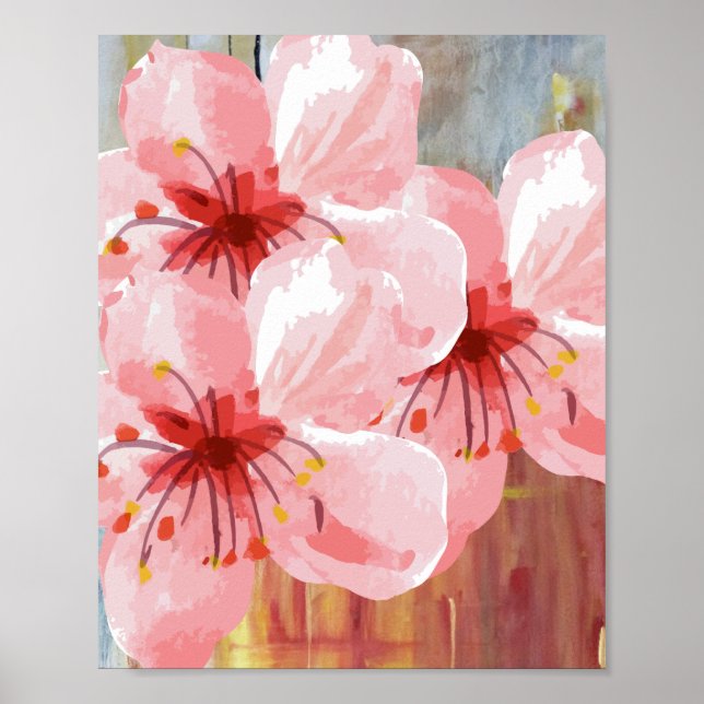Affiche Fleur de cerise (Devant)