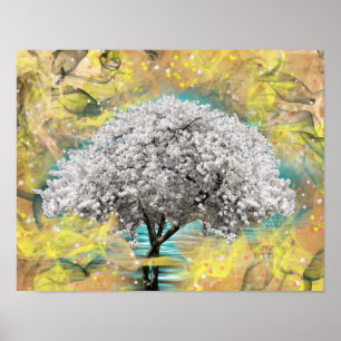 Affiche Fleur de cerisiers