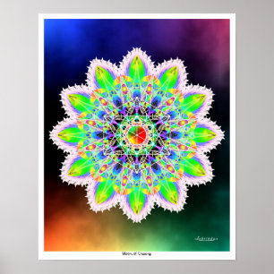 Affiche Fleur de création