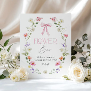 Affiche Fleur de fleur sauvage bébé en fleurs