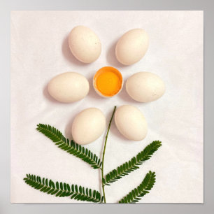 Affiche Fleur de jaune d'oeuf