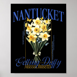 Affiche Fleur de jonquille de Nantucket pour femmes qui de