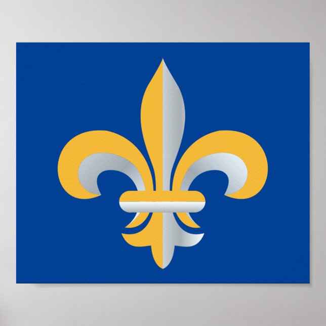 Affiche Fleur de Lis symbol (Devant)