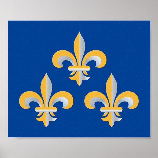 Affiche Fleur de Lis symbol (Devant)