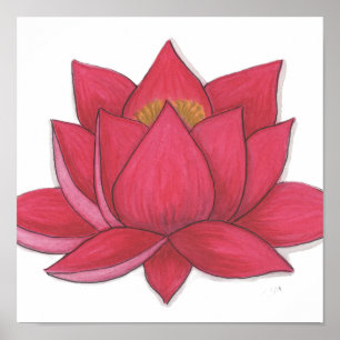Affiche Fleur de lotus