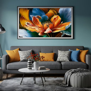 Affiche Fleur de lumière