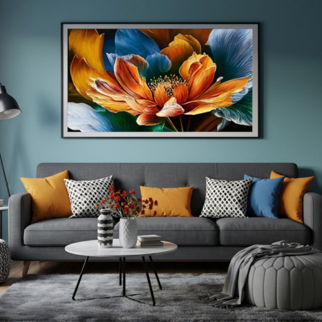 Affiche Fleur de lumière (Créateur téléchargé)