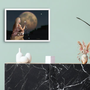 Affiche Fleur de lune