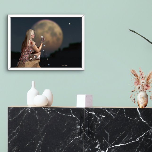 Affiche Fleur de lune (Créateur téléchargé)