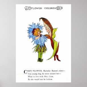 Affiche Fleur de maïs