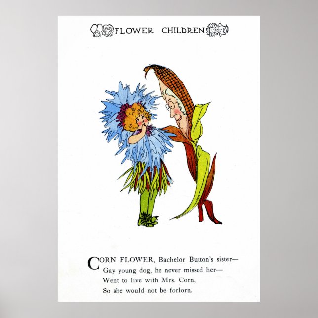 Affiche Fleur de maïs (Devant)